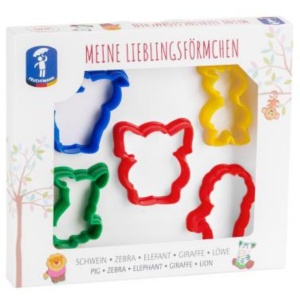 Set forme pentru plastilina - Animalute safari