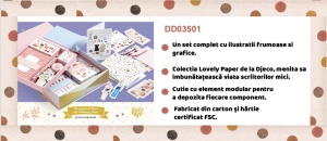 Set papetarie Tinou, Djeco - Img 3
