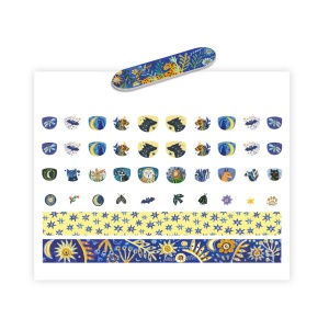 Stickere pentru unghii model Reflectia lunii, Djeco - Img 2