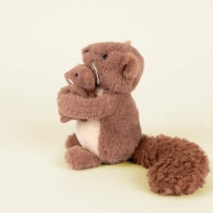 Veverita de plus cu puiut, Egmont Toys - Img 4