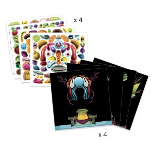 Atelier colaj Manierism Inspired by Arcimboldo, Djeco - Img 3