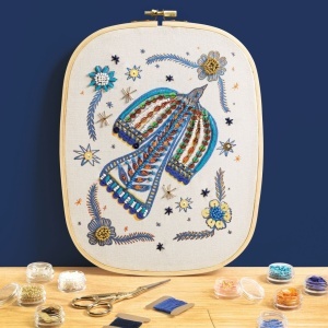 Atelier creativ 59 pentru adulti Broderie cu margele, Djeco - Img 3