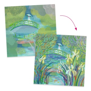 Atelier creativ Lacul cu nuferi Inspired by Monet, Djeco - Img 4