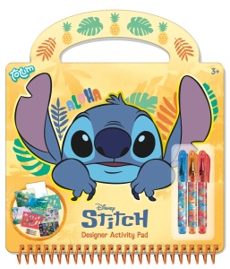 Carte de activitati & pixuri - Stitch
