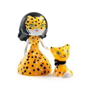 Figurina Arty Toys Printesa Feline si motanul Cleo, Djeco - Img 4