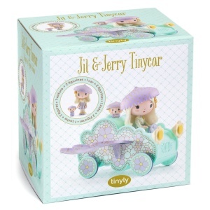 Figurina Tinyly Jil & Jerry, Djeco - Img 2