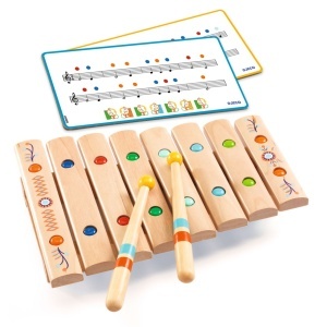 Instrument muzical Xilofon din lemn, Djeco - Img 3
