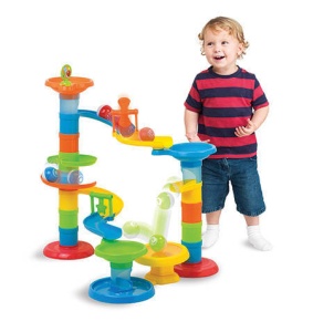 Jucarie interactiva - Turnulet cu bilute (30 piese)
