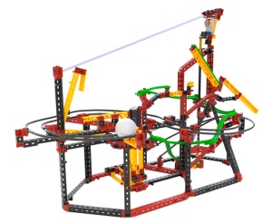 Kit STEM Circuite XL de reactii in lant traznite, Fischertechnik - Img 3