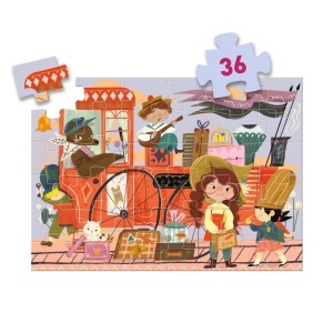 Puzzle Calatoria Miei, Djeco - Img 3
