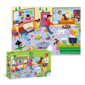 Puzzle meserii - Medic veterinar (150 piese) - Img 2
