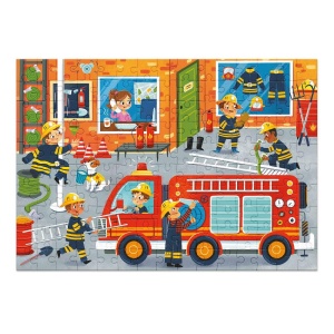 Puzzle meserii - Pompier (150 piese) - Img 3