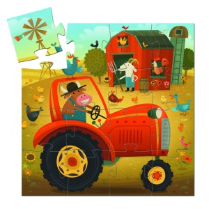 Puzzle Tractor, Djeco - Img 3