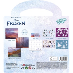 Carte de activitati & pixuri - Frozen - Img 3