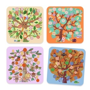 Joc creativ Colaj cu stickere din fetru, Djeco - Img 2