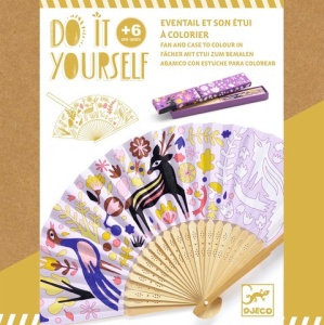 Joc creativ DIY Evantai Frumusetea padurii, Djeco - Img 2