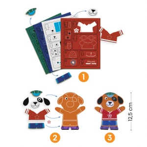 Joc creativ DIY Funky Familie, Djeco - Img 2