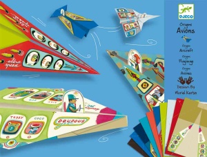 Joc creativ origami Avioane, Djeco - Img 1