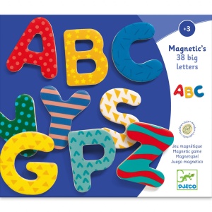 Joc cu magneti 38 Litere colorate, Djeco - Img 2