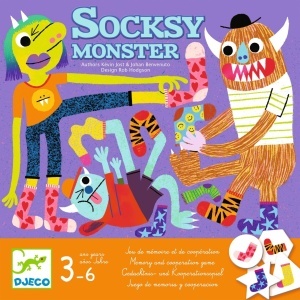 Joc de cooperare Socksy Monster, Djeco - Img 2