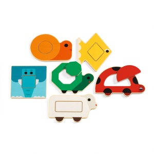 Joc educativ Puzzle DuoBasic, Djeco - Img 2