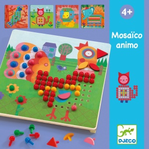 Jucarie educativa Mozaic animo, Djeco - Img 2