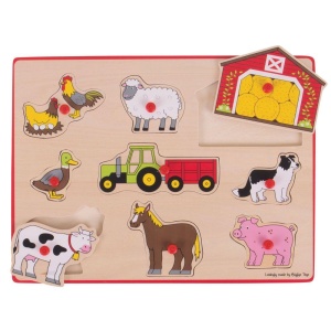 Puzzle din lemn incastru - Ferma - Img 3