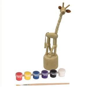 Set de pictat girafa din lemn, Egmont Toys - Img 2