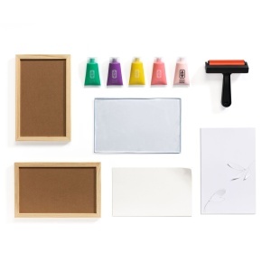 Atelier creativ 46 pentru adulti Imprimare pe gel, Djeco - Img 3