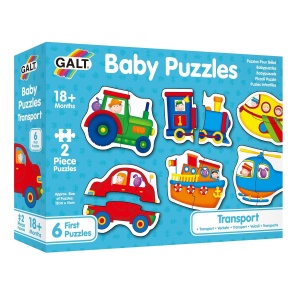 Baby Puzzles: Set de 6 puzzle-uri Transport (2 piese) - Img 3