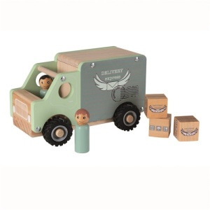 Camion din lemn pentru transport marfa, Egmont Toys - Img 2