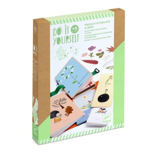 Joc creativ DIY Decoratii din flori naturale, Djeco - Img 1