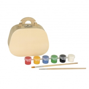 Joc creativ gentuta din lemn de pictat, Egmont Toys - Img 4