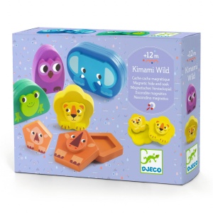 Jucarie educativa bebe Kimami Wild, Djeco - Img 1