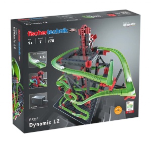 Kit STEM Cursa cu obstacole Dynamic L2, Fischertechnik
