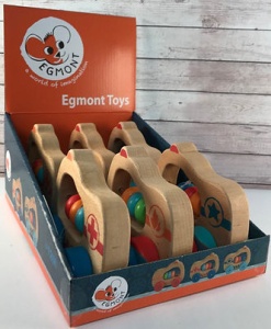 Masinuta din lemn, jucarie pentru bebe, Egmont Toys - Img 3