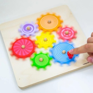 Puzzle din lemn cu rotite - Img 2