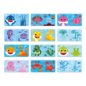 Puzzle - Potriveste culorile cu Baby Shark (24 piese) - Img 4