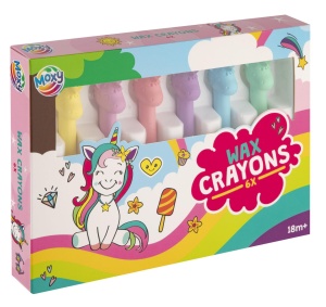 Set 6 creioane cerate - Unicorni