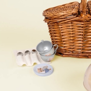 Set de ceai in cos impletit, Egmont Toys - Img 3