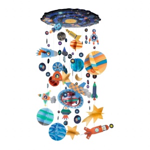 Set DIY decoratie mobila Sistemul solar, Djeco - Img 2