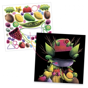 Atelier colaj Manierism Inspired by Arcimboldo, Djeco - Img 4