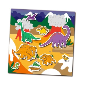 Cartea mea cu stickere - Dinozauri - Img 2