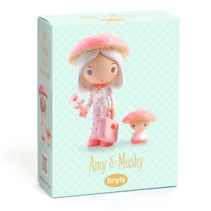 Figurine Tinyly Amy & Mushy, Djeco - Img 2