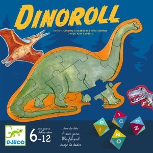 Joc cu zaruri piramidale Dinoroll, Djeco - Img 3