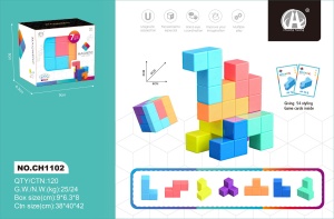 Joc de logica magnetic - Cub Soma - Img 3