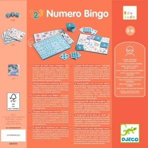 Joc educativ Numero Bingo, Djeco - Img 3