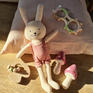Jucarie bebe zornaitoare pastel Egmont Toys - Img 2