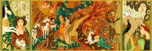Puzzle galerie Gradina cu unicorni, Djeco - Img 2
