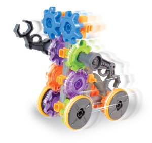 Set de constructie 3 in 1 STEM - Robotel & masinute saniter